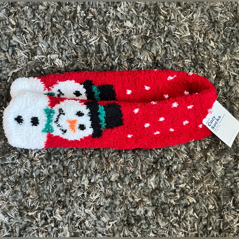 NWT Cozy Snowman Socks | OS